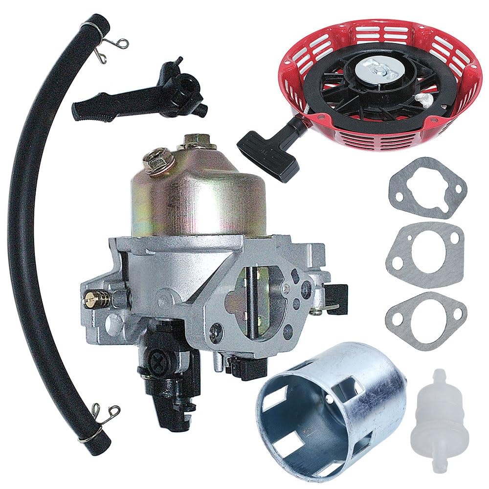 Junta De Carburador Arranque Retroceso para GX390 13HP para GX 390 Línea Filtro Combustible Motor Cortacésped Moto Carburador
