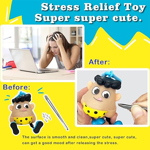 Miniatura 2 de Angel's Wonderland Juguete para ansiedad de tricotilomanía de alta calidad, juguete para tirar del cabello, para niños, mujeres u hombres, divertido