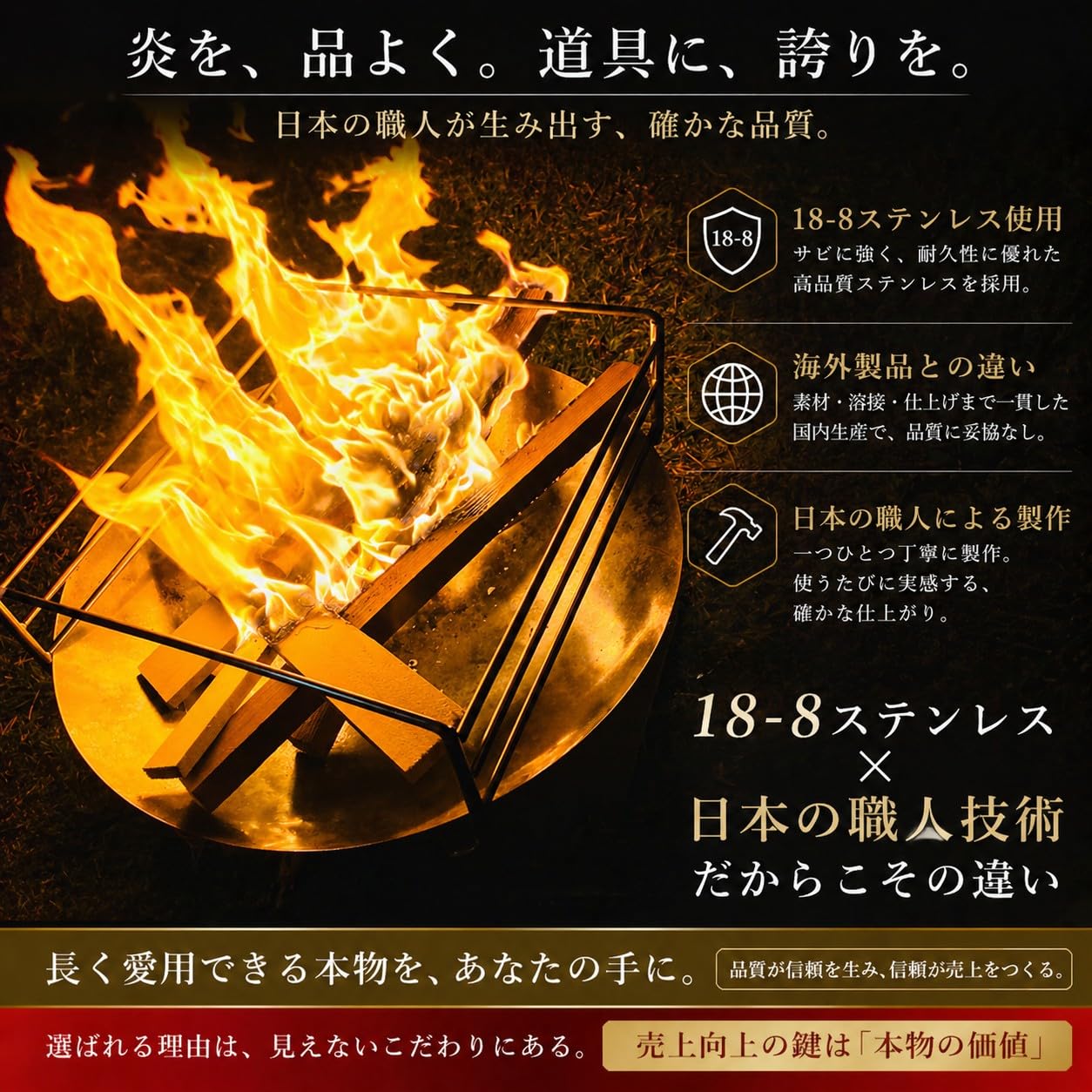 Amazon | 【日本製18-8ステンレス製】コールマン ファイアーディスク