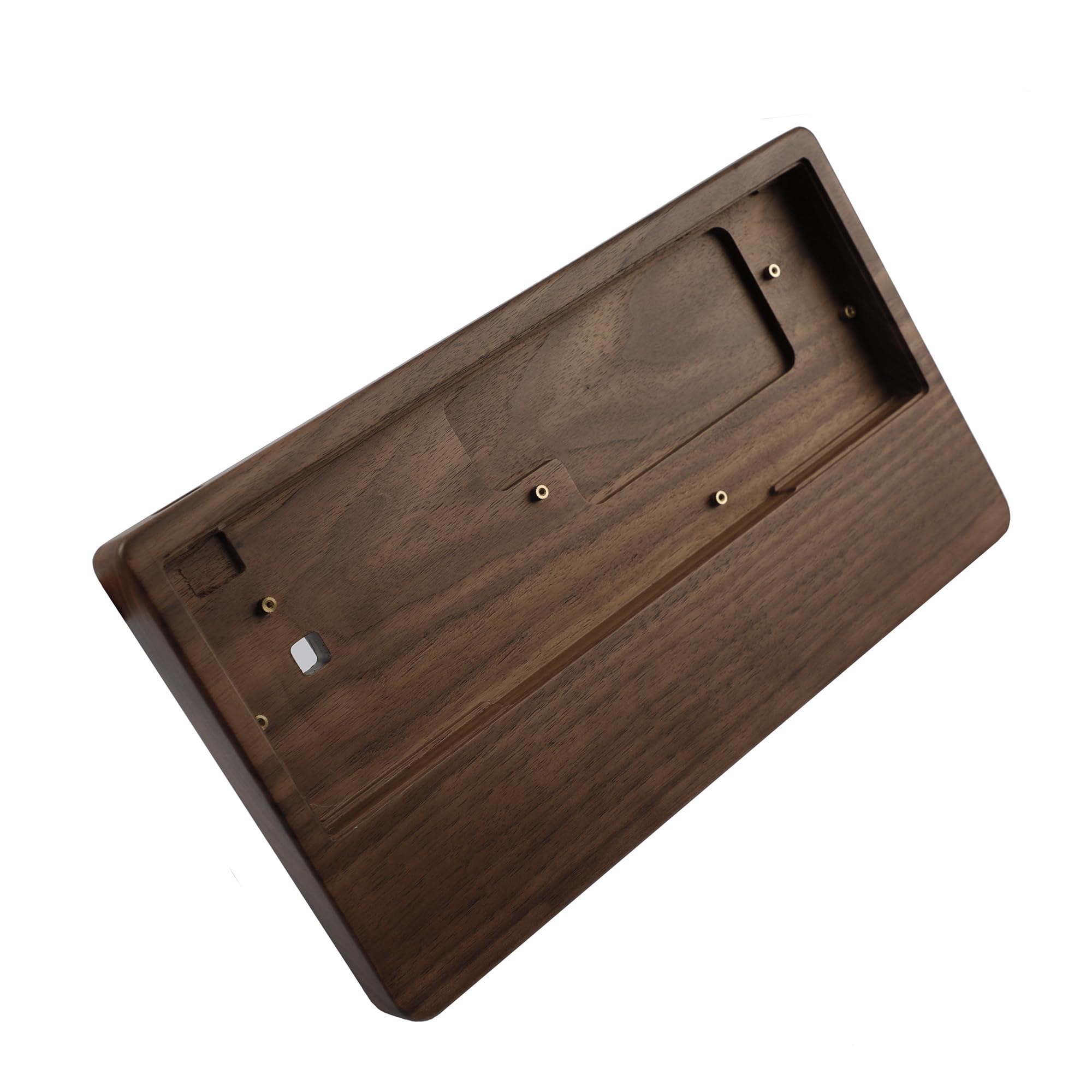 GH60 Repose-poignet en bois de noyer 2 en 1 pour 60 % mini clavier de jeu mécanique compatible Pok3r DZ60 YD60MQ XD64