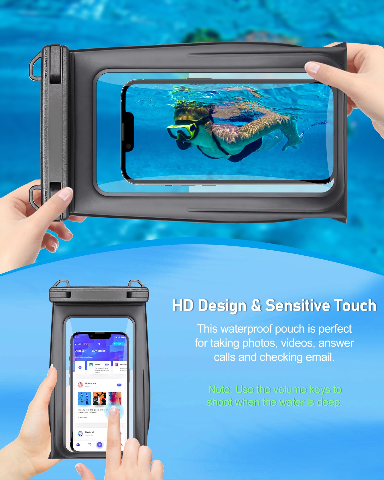 PORT UNIVERSAL WATERPROOF PHONE POUCH - Alpha Store