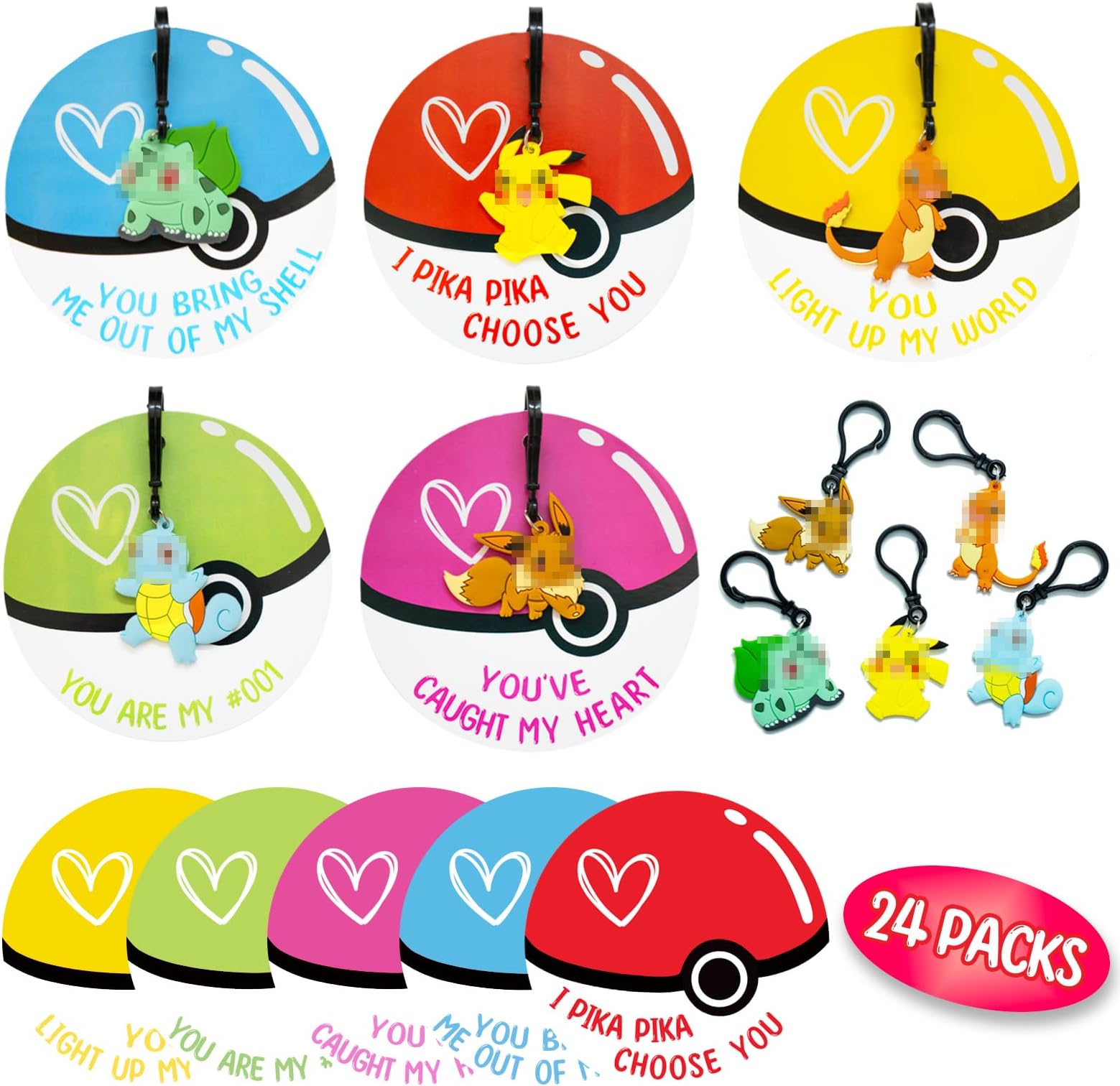 Weflye 28 Pack Valentines Day gifts Cards with Invisible