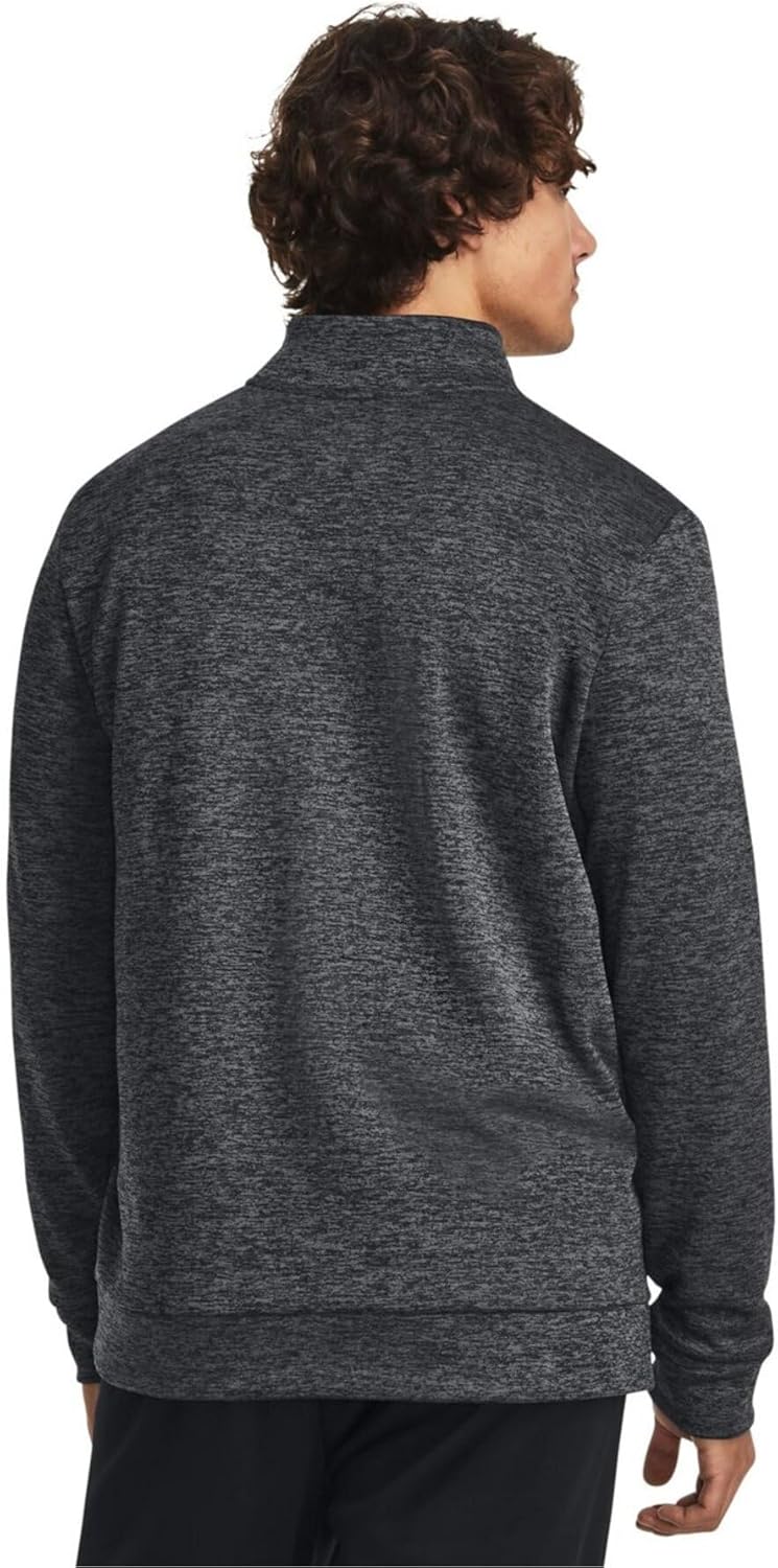 Under Armour mens Armour Fleece Twist Quarter Zip - Image 3