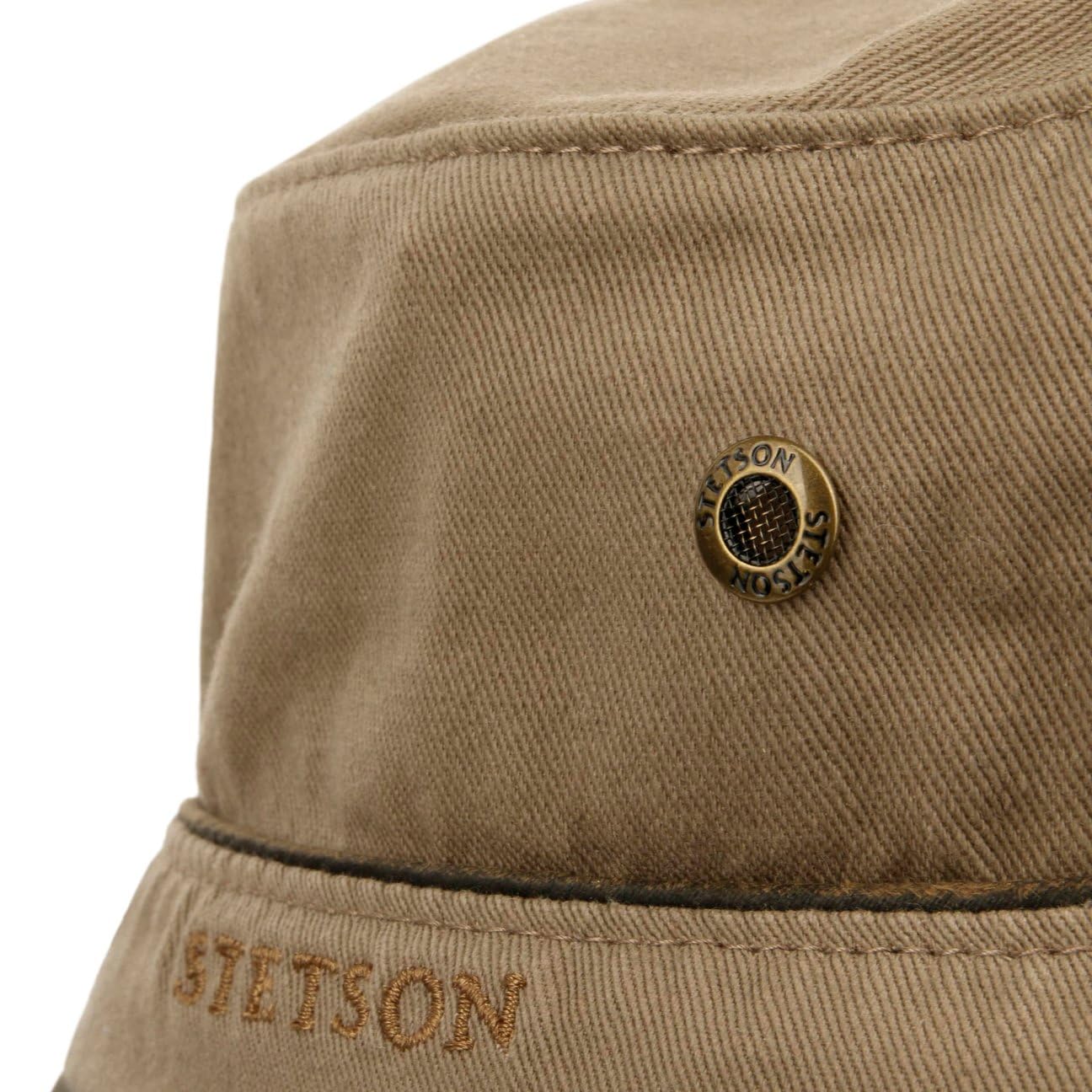 Stetson Czapka Katonah Cotton ArmyKobiety/Mężczyźni - z daszkiem army cap military Metalowa sprzączka, wiosna-lato jesień-zima Lato