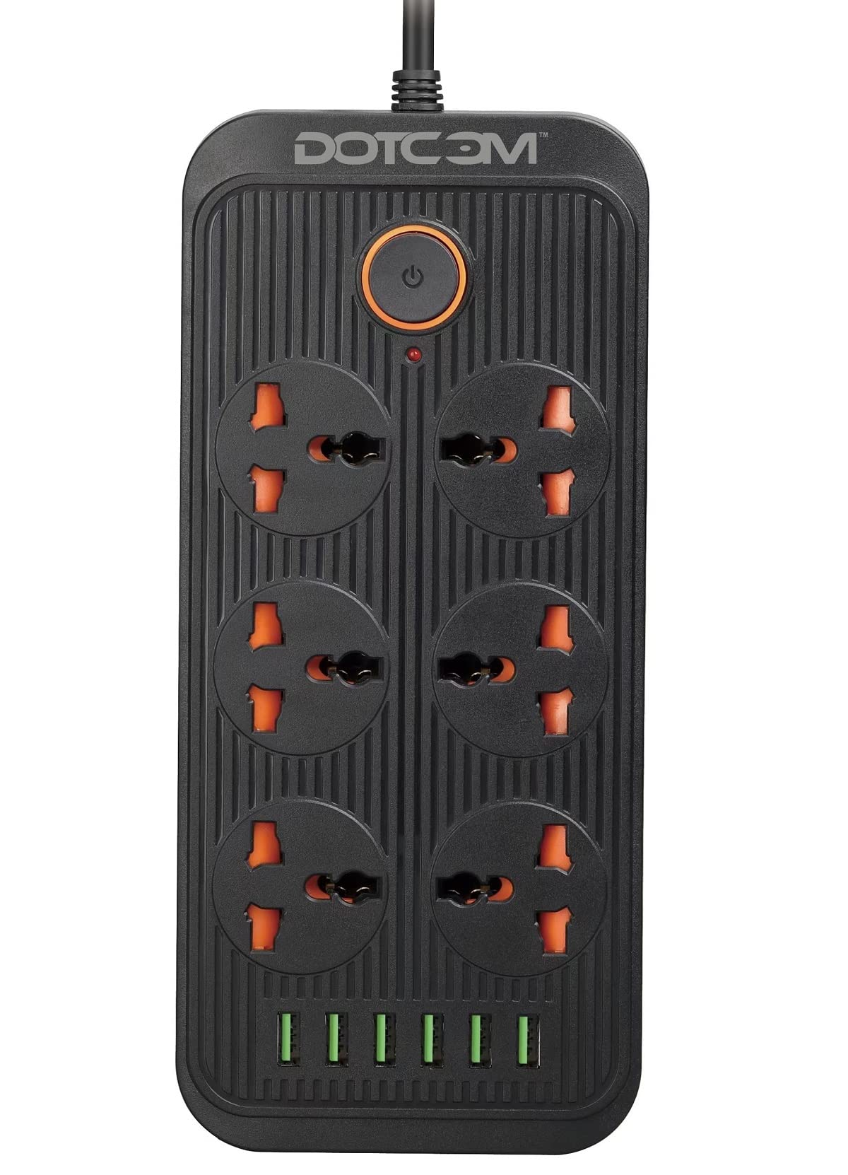 DOTCOM Power Plate 7 with 6 USB Port + 6 Power Sockets Smart Electric Universal Extension Board Multi Plug with 2500W, 2Mtr Cord Length, 2.1A USB Output(Black) (B0B7199NSL) Amazon Price History, Amazon Price Tracker