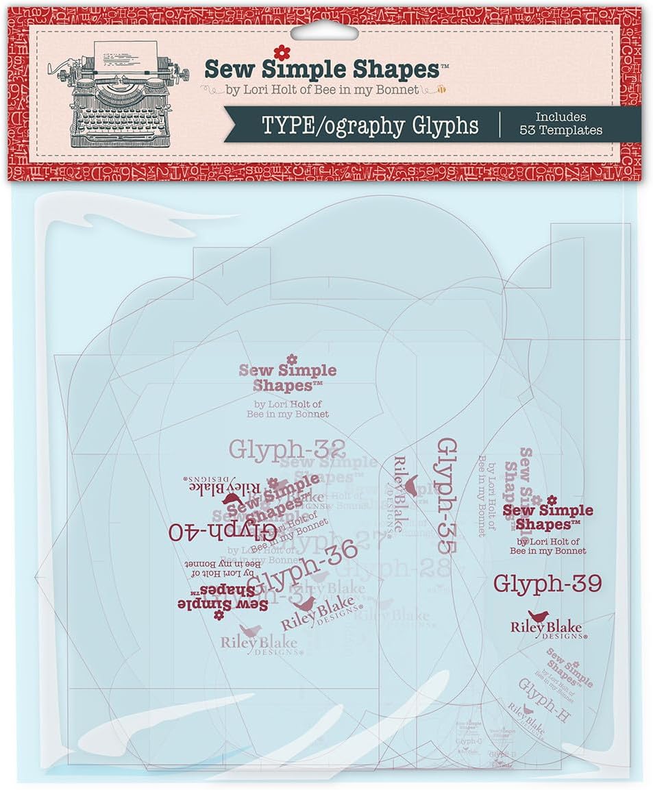 Lori Holt TYPE/ography Glyphs Sew Simple Shapes™