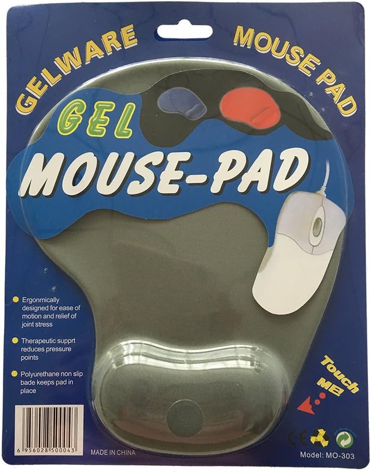 Kxuan Gel Mouse Pad with Wrist Rest MO303 (Gray)