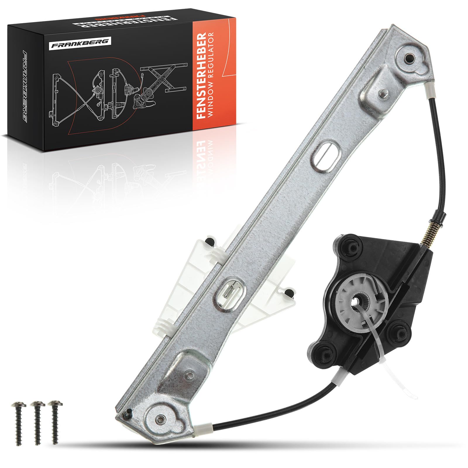 Frankberg Elevalunas Mecanismo elevalunas Eléctrico sin Motor Parte trasera izquierda Sin placa 4/5-Puerta Compatible con 159 939 2005-2012 Replace# 71740124