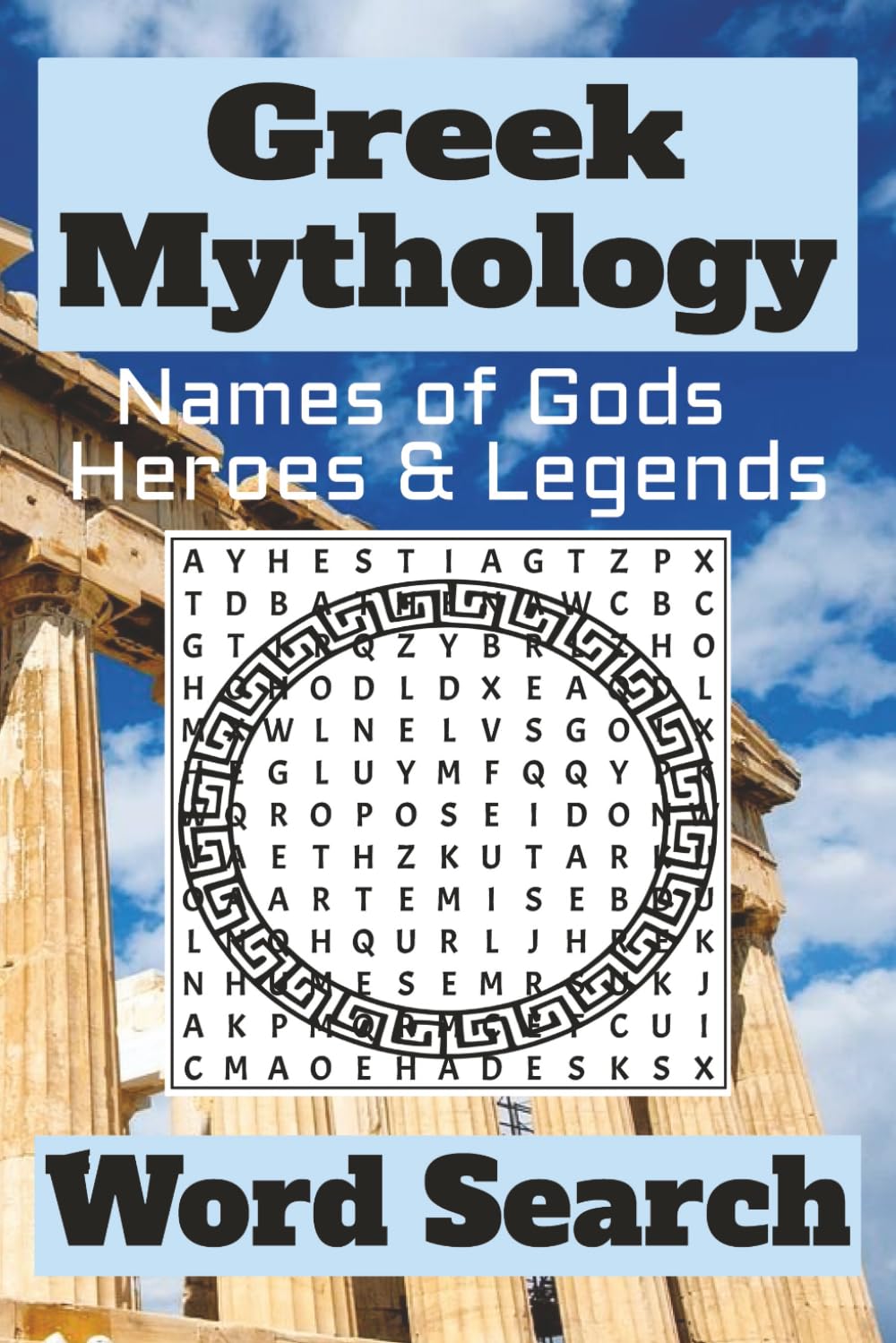 Greek Mythology Word Search: Names of Gods, Heroes & Legends
