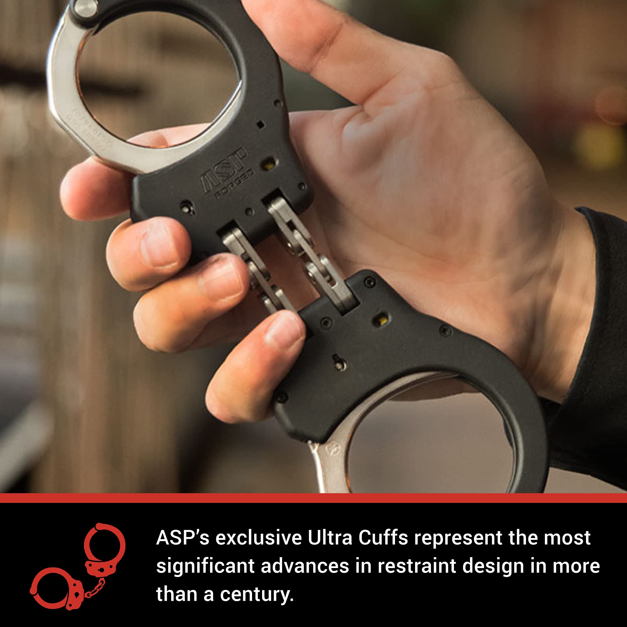 Buy ASP Ultra Hinged Handcuffs, DoubleLocking Handcuffs, Colored Handcuffs, Aluminum
