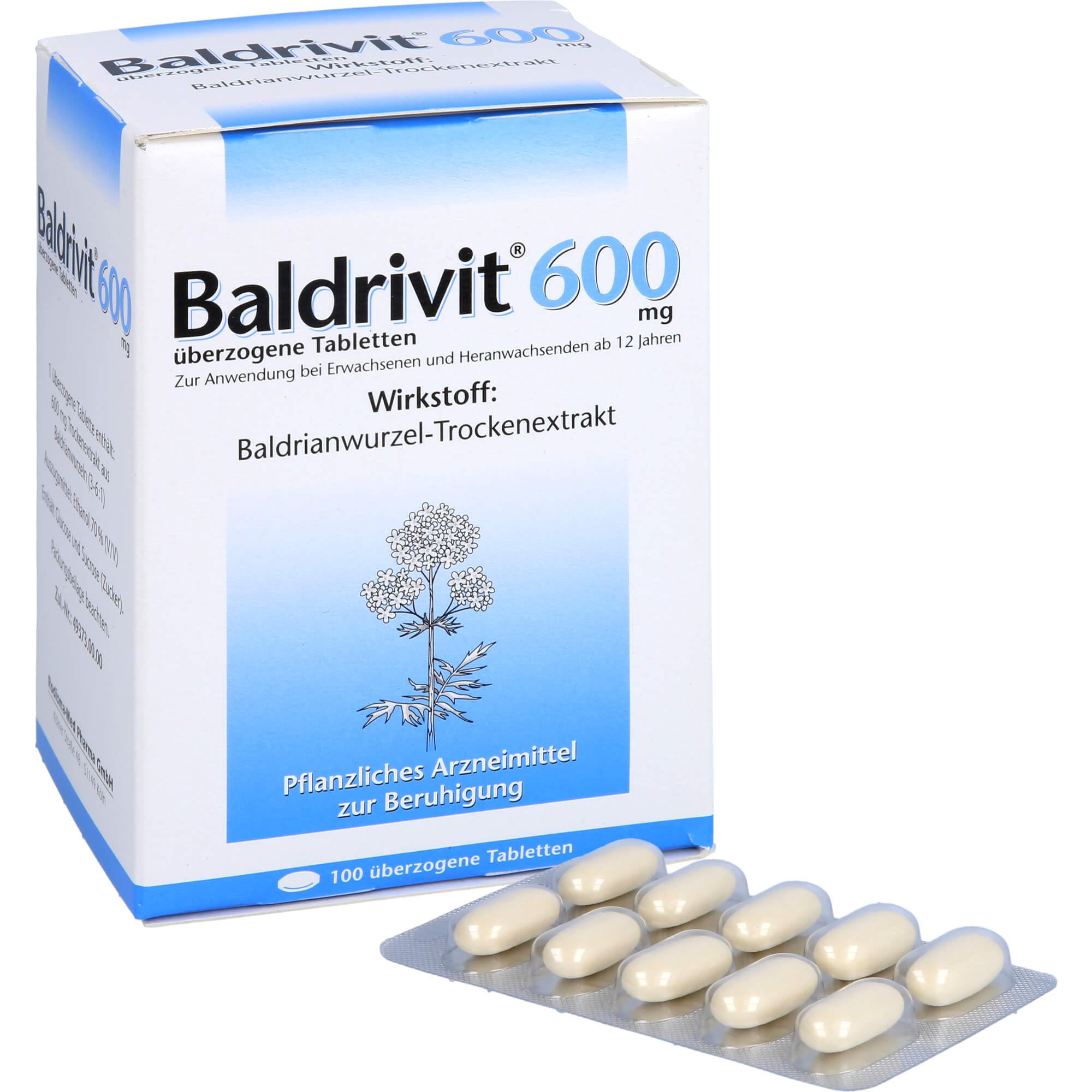 600 mg überzogene Tabletten 100 St