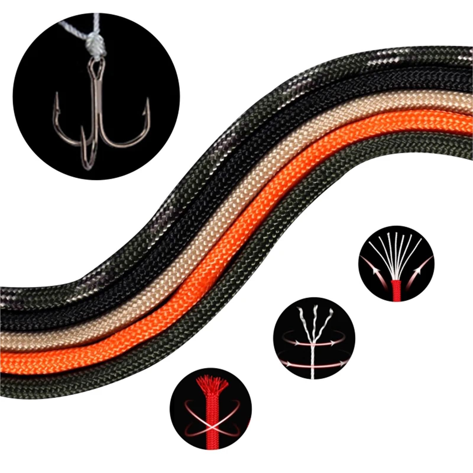 Paracord, 550 lina 100M 50M 7 splotów 4mm spadochronowa Outdoor Camping sprzęt survivalowy DIY bransoletka linka do namiotu (7C czerwony, 31M)