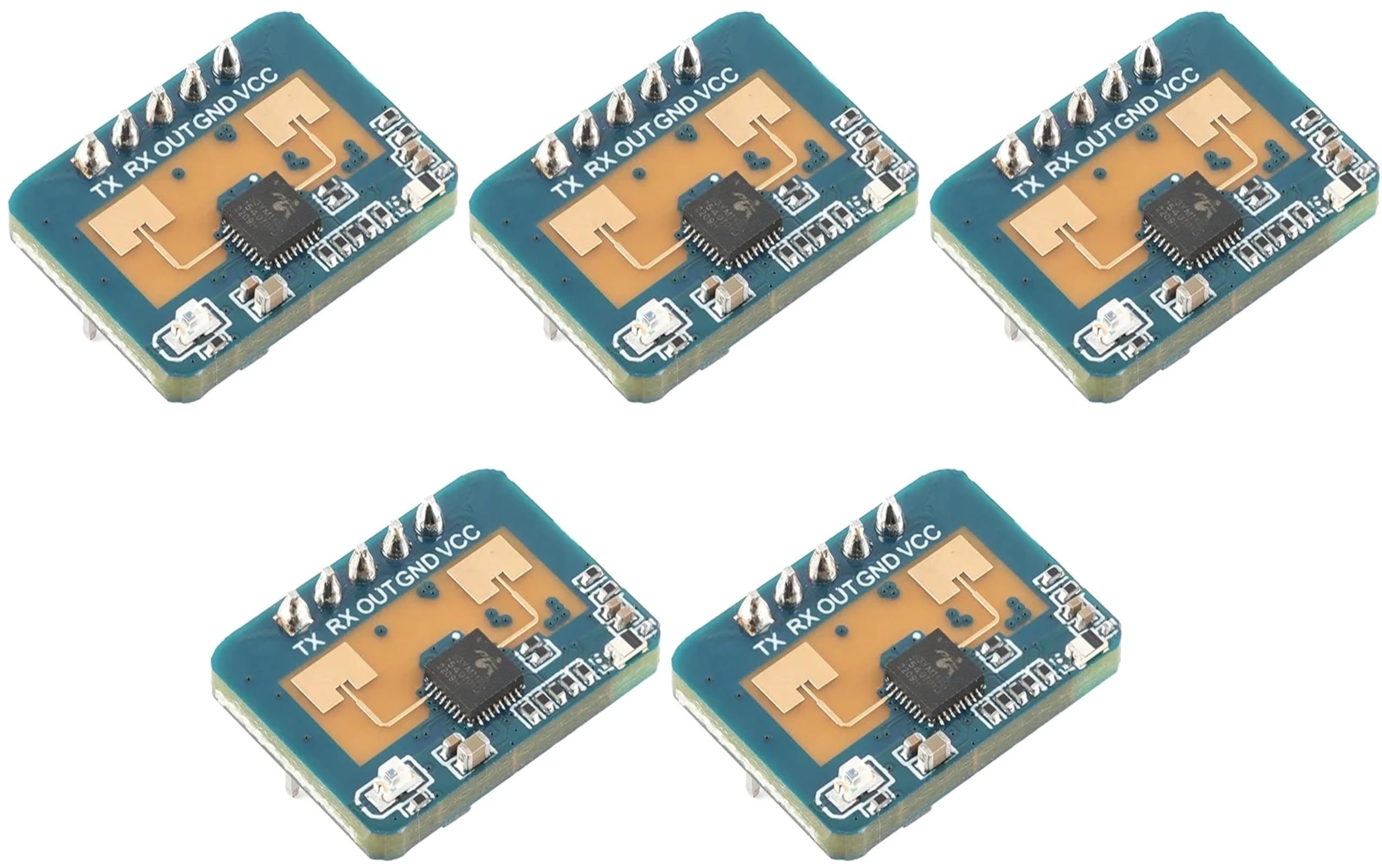 5 Uds. Módulo de inducción de Radar de Onda LD2410C 24GHz FMCW HVAC-LD2410C