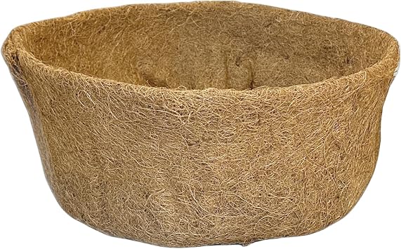 Flat Bottom Tapered Round Coco Liner ForPamela Crawford Basket 16 Inch Diameter x 7 Inch deep