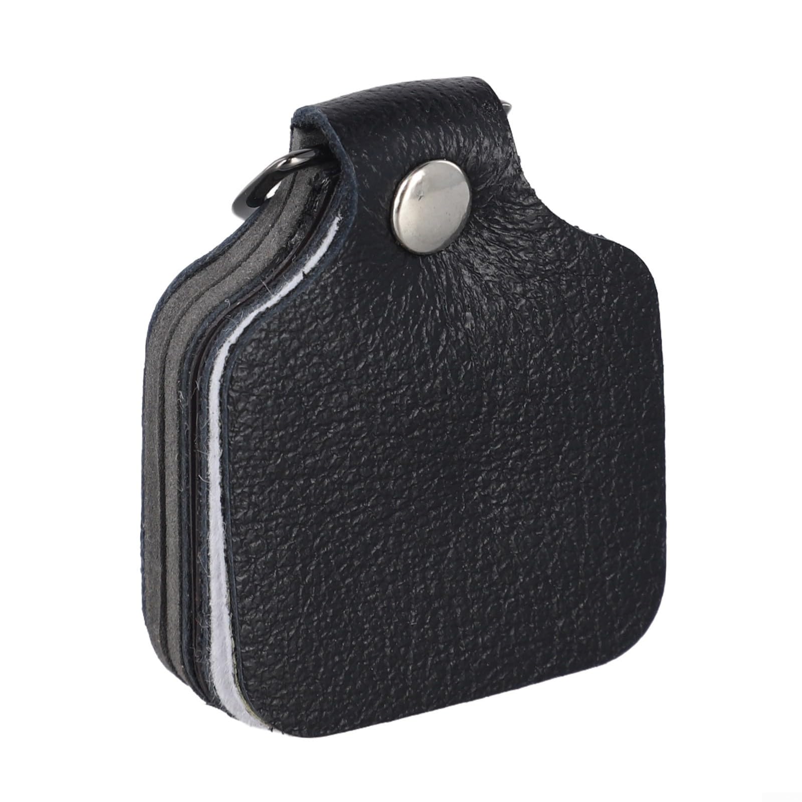 Fly Fishing Dryer Patch Leather and Cotton Line Cleaner for Drying Wet Flies Reusable Fly Drying Tool with Absorbent Material for Anglers Outdoor Fishing Gear(B)