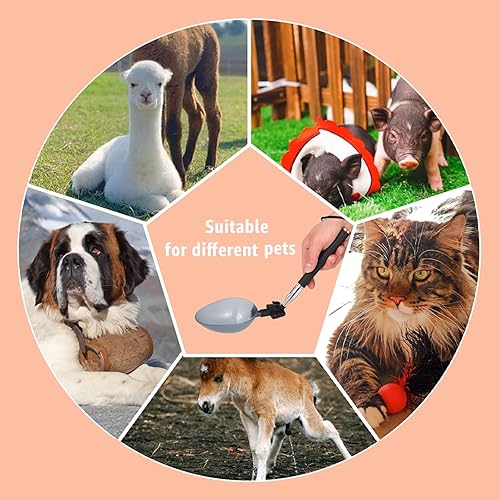 Miniatura 7 de Colector de orina para perros y gatos El recogedor telescópico de muestras de orina se extiende hasta 42 pulgadas, reutilizable, práctico, limpio,