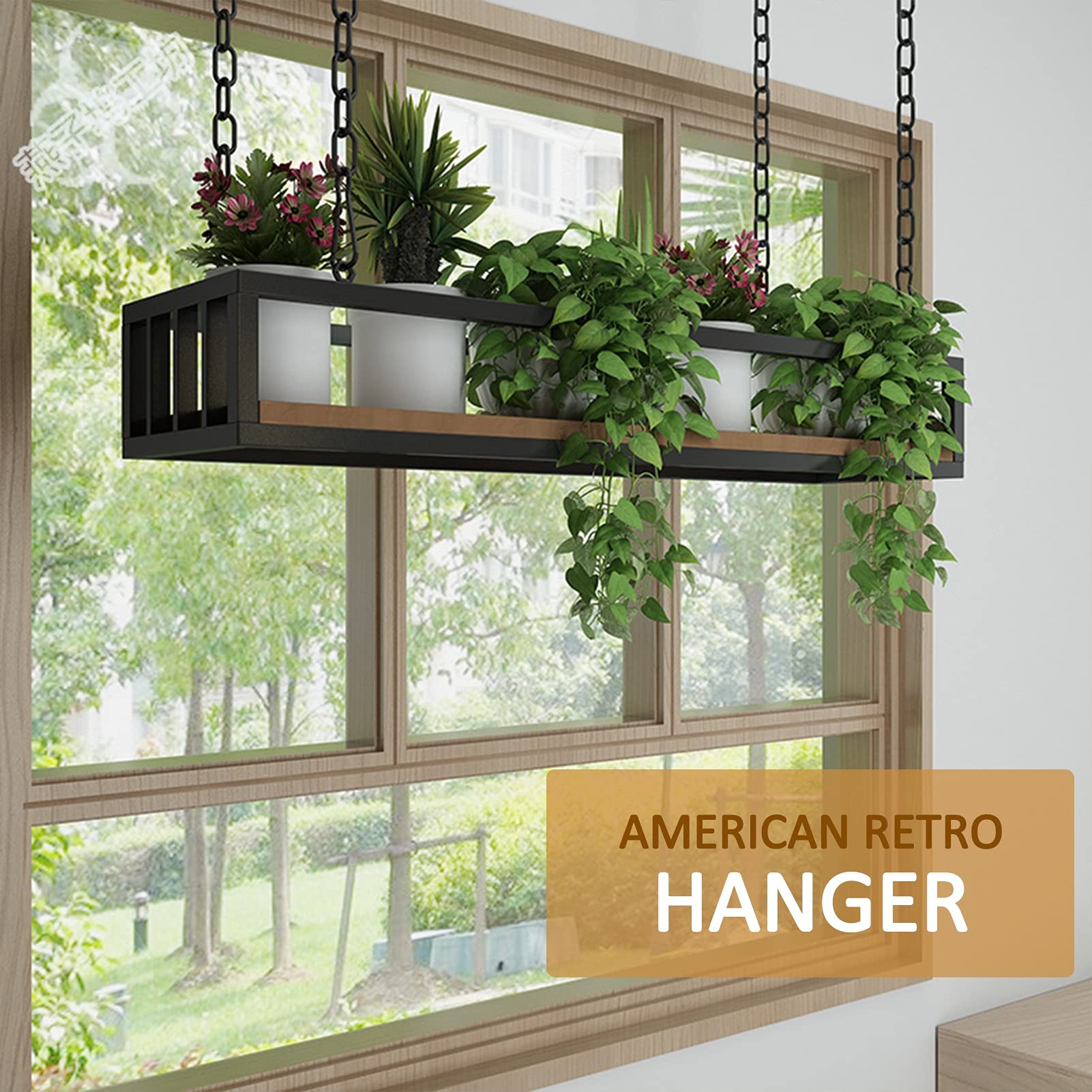 Creative Hanging Wine Glass Holder Ceiling Mounted Metal Iron Chain Wine Bottle Organizer Shelves for Bars and Restaurants Stylish Stemware Holder for Kitchen Use.