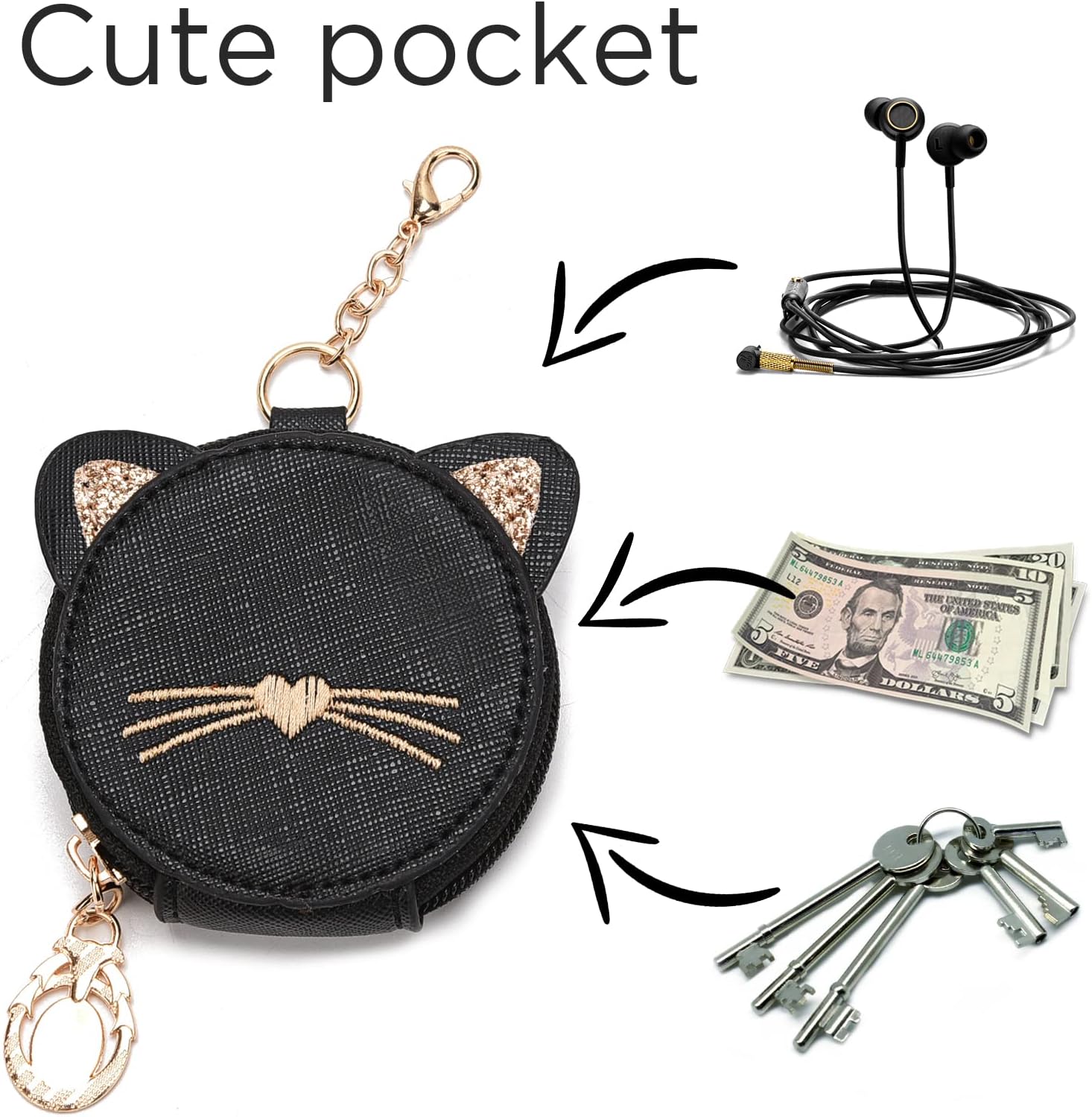 I IHAYNER Girls Fashion Backpack Mini Purse Backpack for Women Small Leather Backpack Purse for Teen Girls with Coin Purse | Backpack Purse, with Coin Purse - Image 5