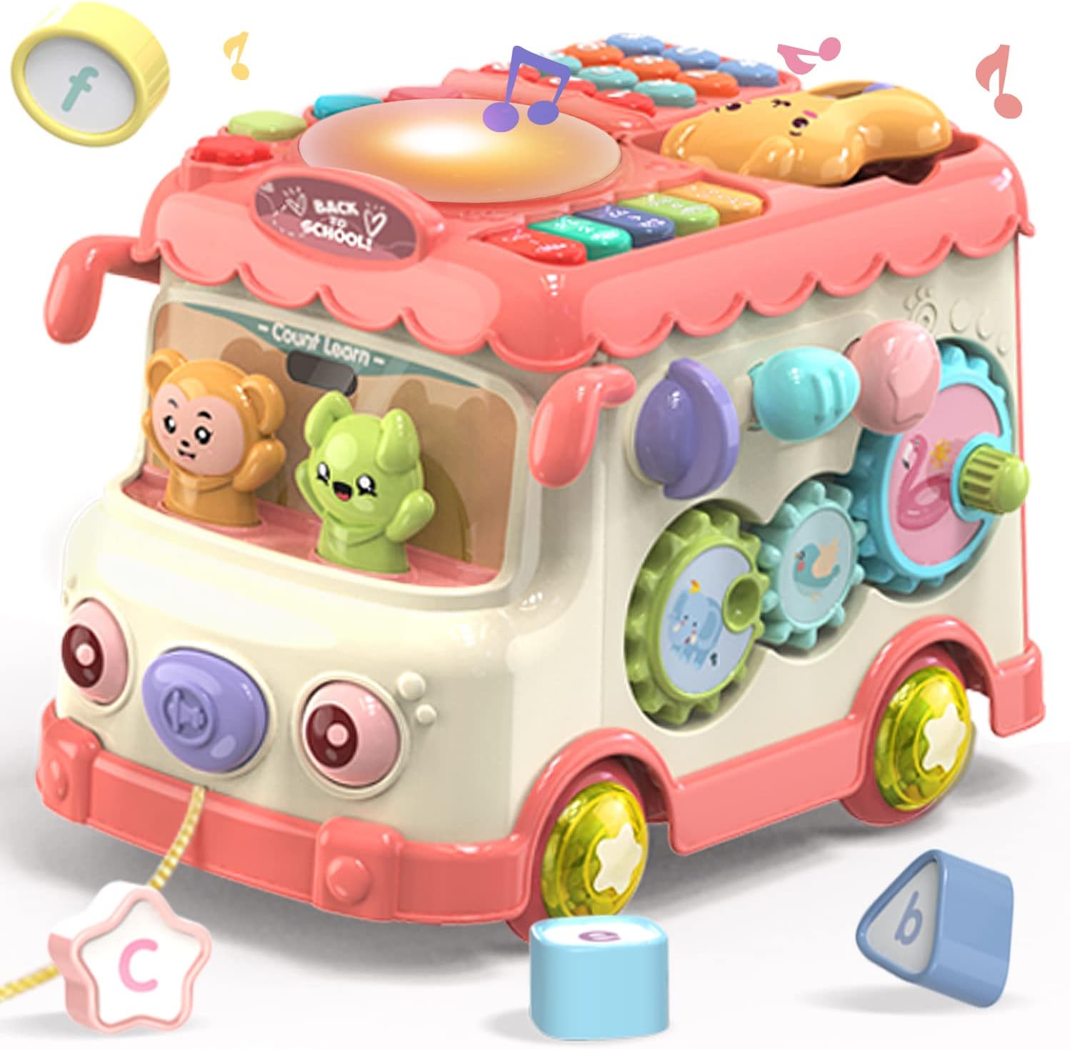 Jecimco 車おもちゃ 多機能 音楽
