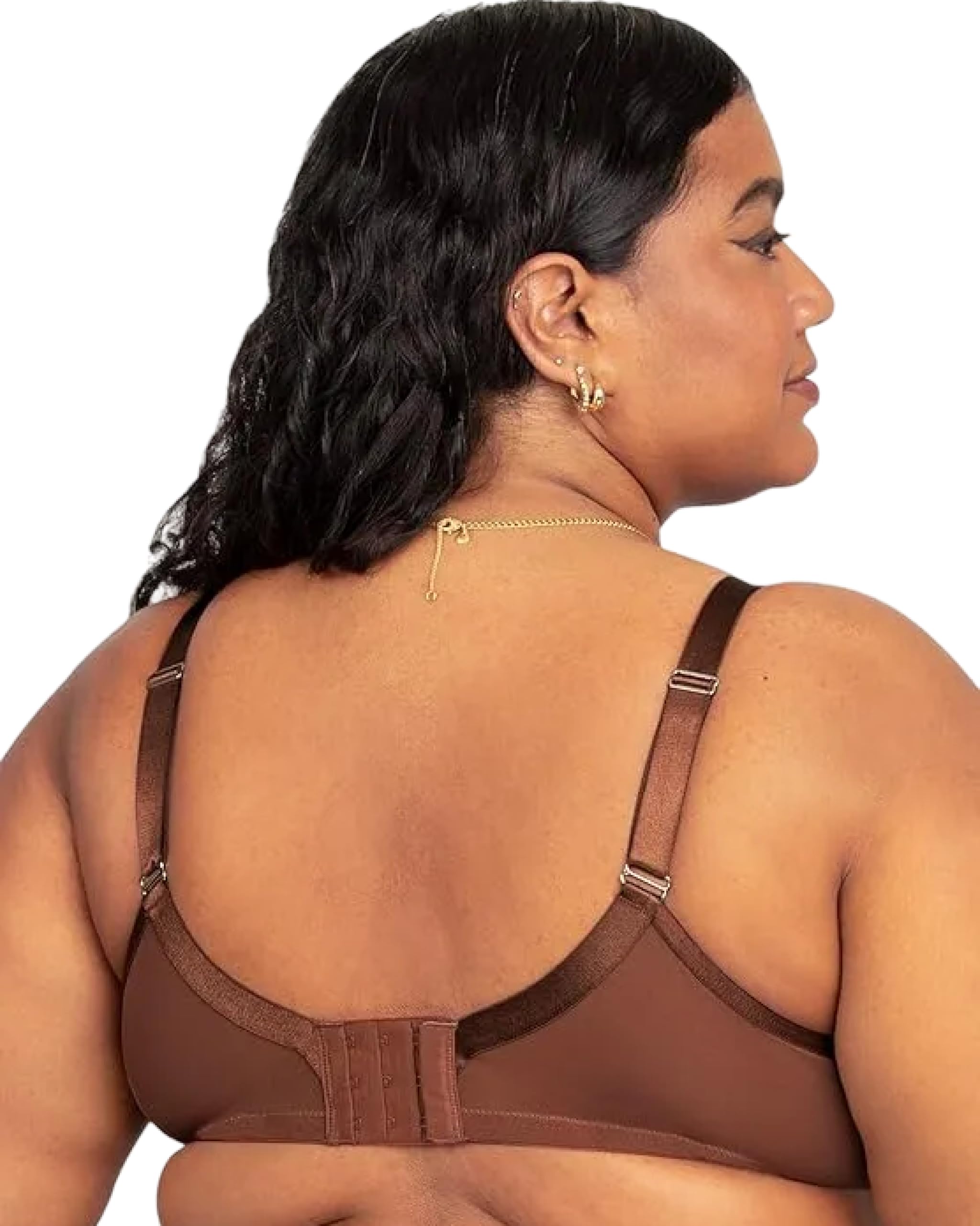 Curvy Couture Sheer Mesh Full-Coverage Unlined Underwire Bra - CLR Soutien-Gorge à Couverture Totale Femme