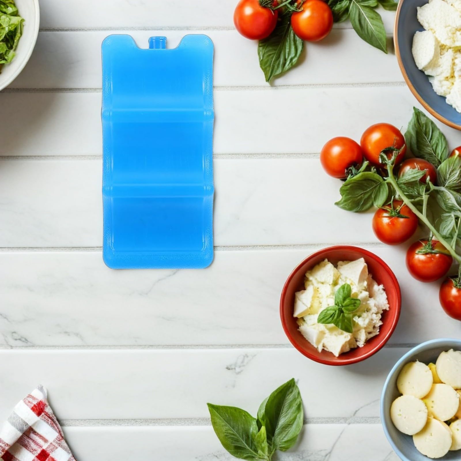 Toyvian 2 Piezas Acumulador de Frío Azul para Nevera Portátil de 600 Ml Ajuste Hermético y Fácil Mantenimiento Adecuado para Uso en Dormitorio y Oficina