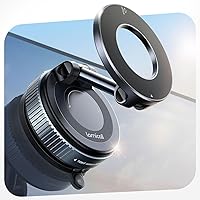 Lamicall Supporto Telefono Auto per MagSafe - [Ventosa Sottovuoto & 24X N55] 360° Rotazione