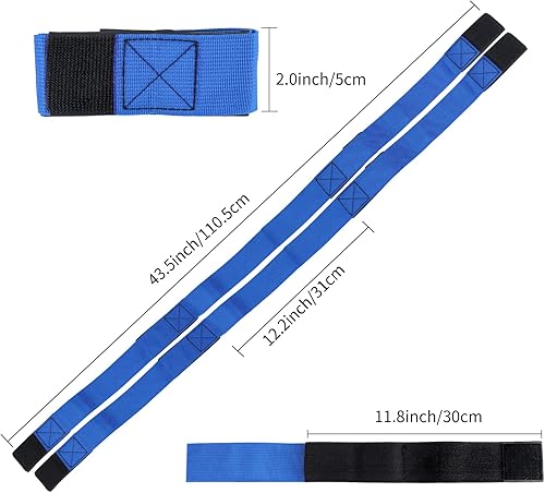 Miniatura 2 de Bandas de carreras de 4 patas, cuerda de amarre de carreras de 4 patas, colorida y duradera y firme elástica para niños y adultos, relevos,