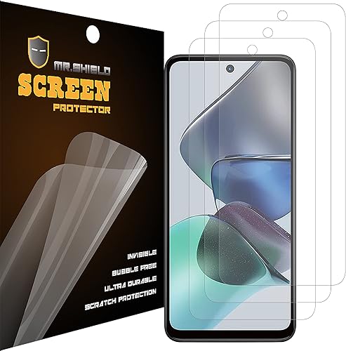 Mr.Shield Paquete de 3 Protector de pantalla diseñado para Motorola Moto G13  Moto G23 antirreflejos mate (material PET)