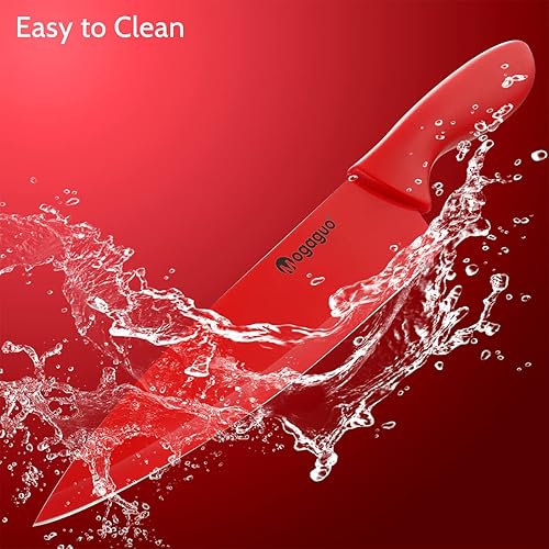 Miniatura 6 de Rainbow Sharp - Juego de cuchillos de cocina para profesionales de cocina, juego de cuchillos de chef, apto para lavavajillas con funda