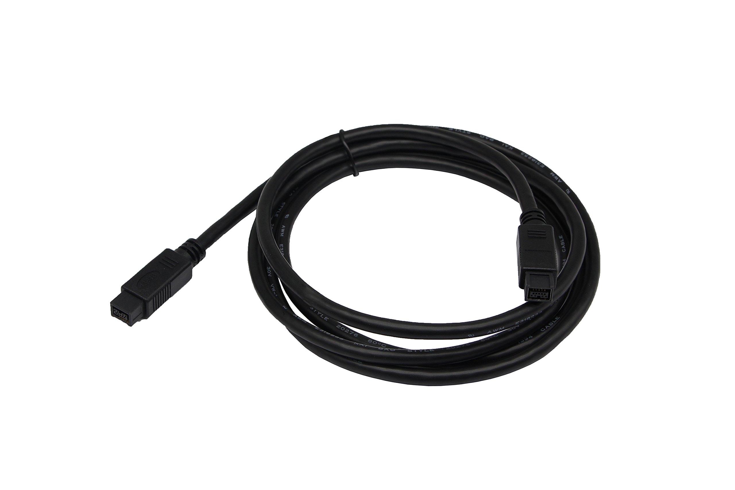CERRXIAN - Cavo FireWire 800 da 1,8 m, 9 pin a 9 pin, IEEE 1394B (per Mac e PC), colore: nero