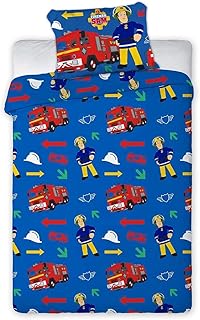 fireman sam cot bed duvet set