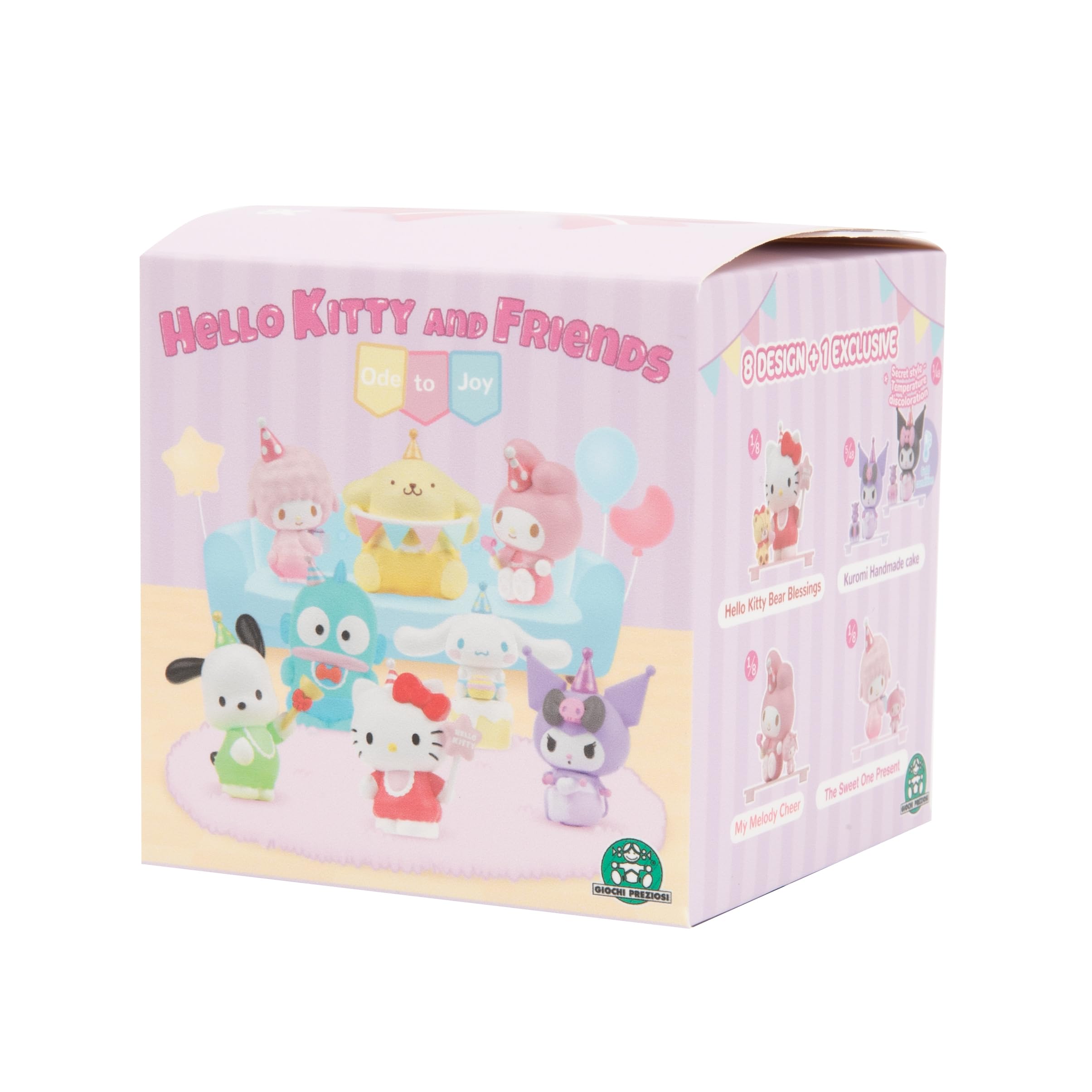 Hello Kitty, 1 statuetta da 6,5 cm e accessori in una scatola trasparente, serie Ode to Toy, modello casuale, per bambini dai 3 anni, HKT36