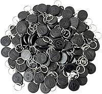 Vista 3 de ETEKJOY 100 llaveros RFID de 125 KHz, tarjeta de identificación de proximidad, etiqueta de token, tarjeta de teclado para sistema de control