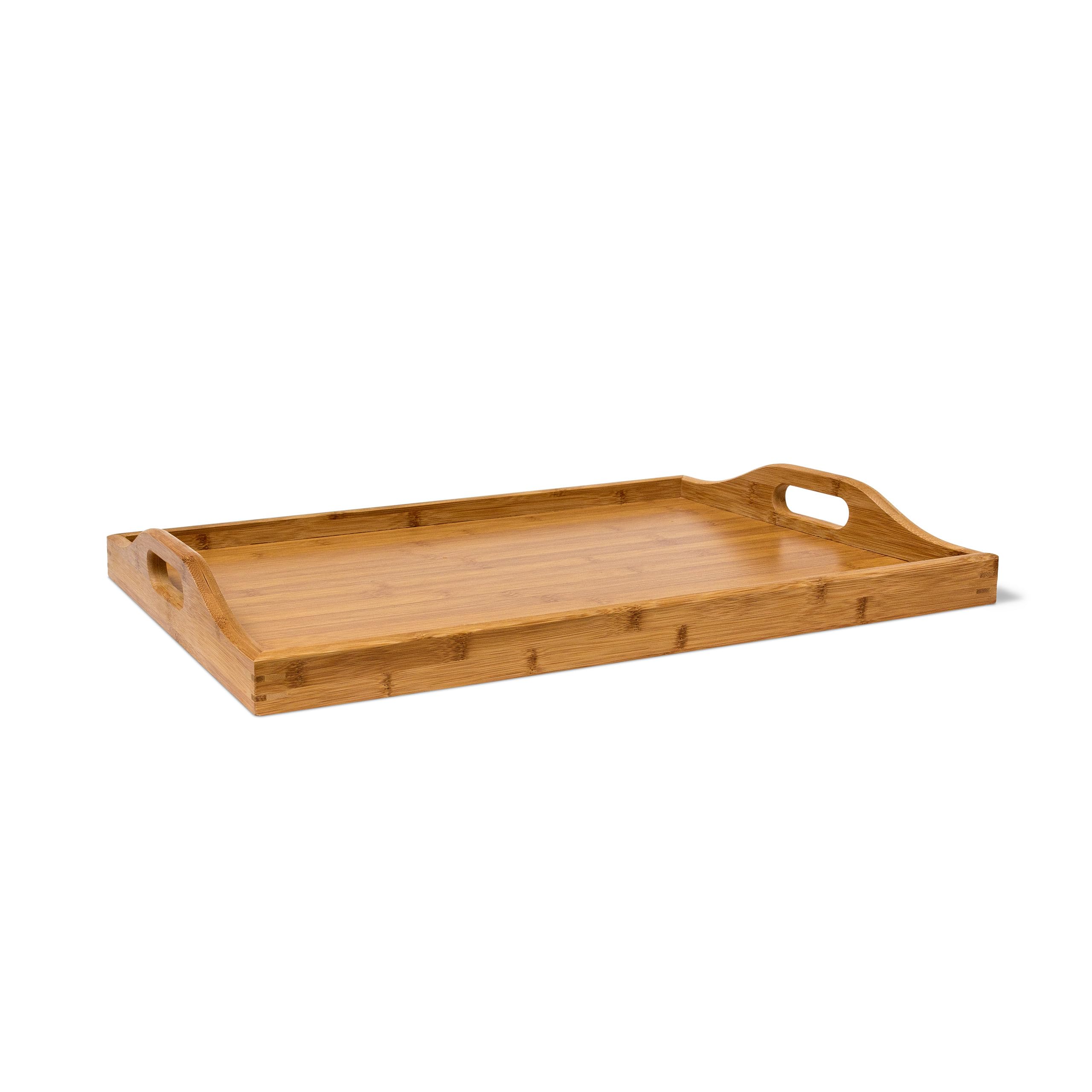 Relaxdays Table d'appoint pliante, avec tablette, table de salon basse, en bambou, H x L x P : 63,5 x 55 x 35 cm, nature