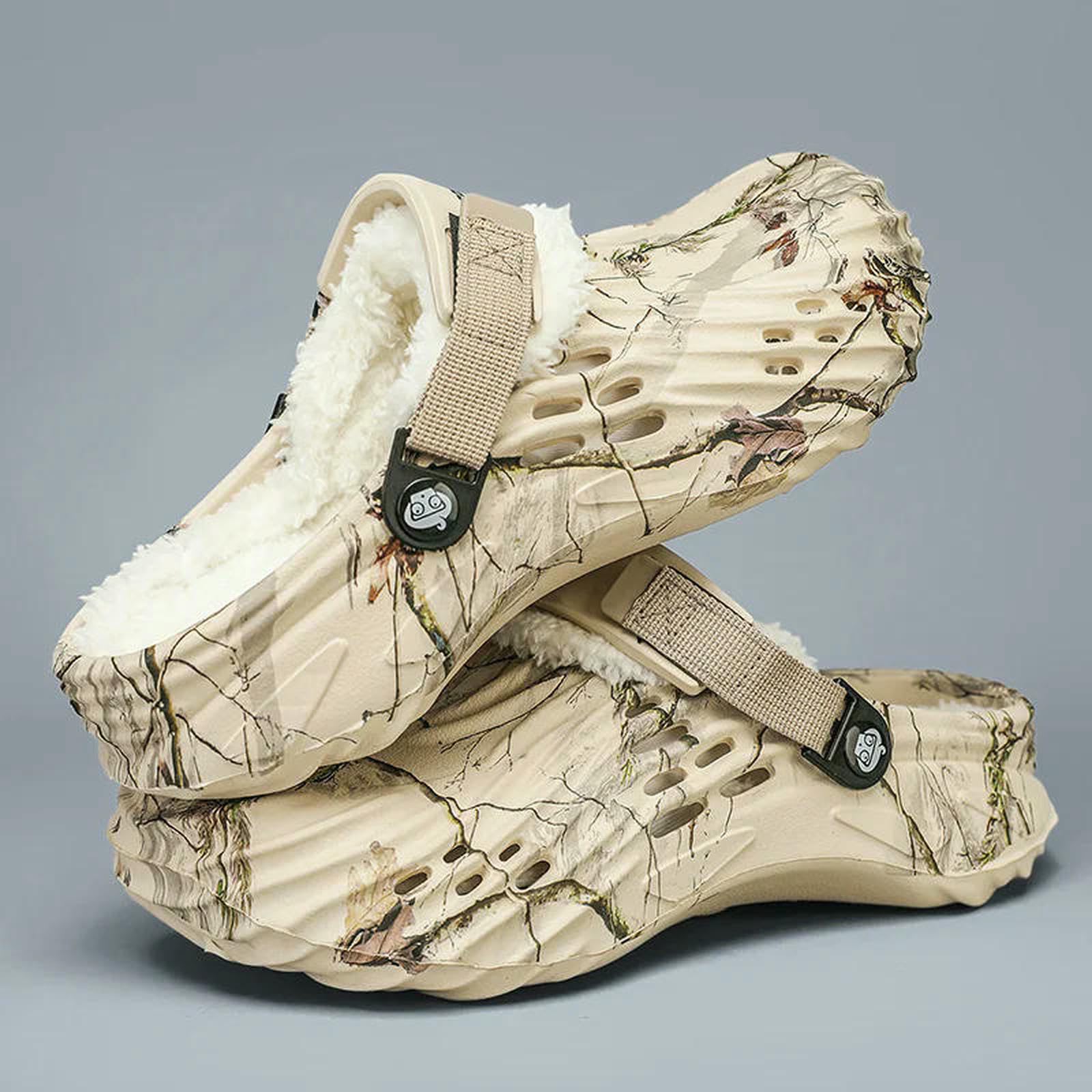 Pantofole di Cotone Caldo Rimovibili Grandi Scarpe da Giardino Perforate Eva Leggere Antiscivolo Spiaggia per L'Estate degli Uomini-grigio-45