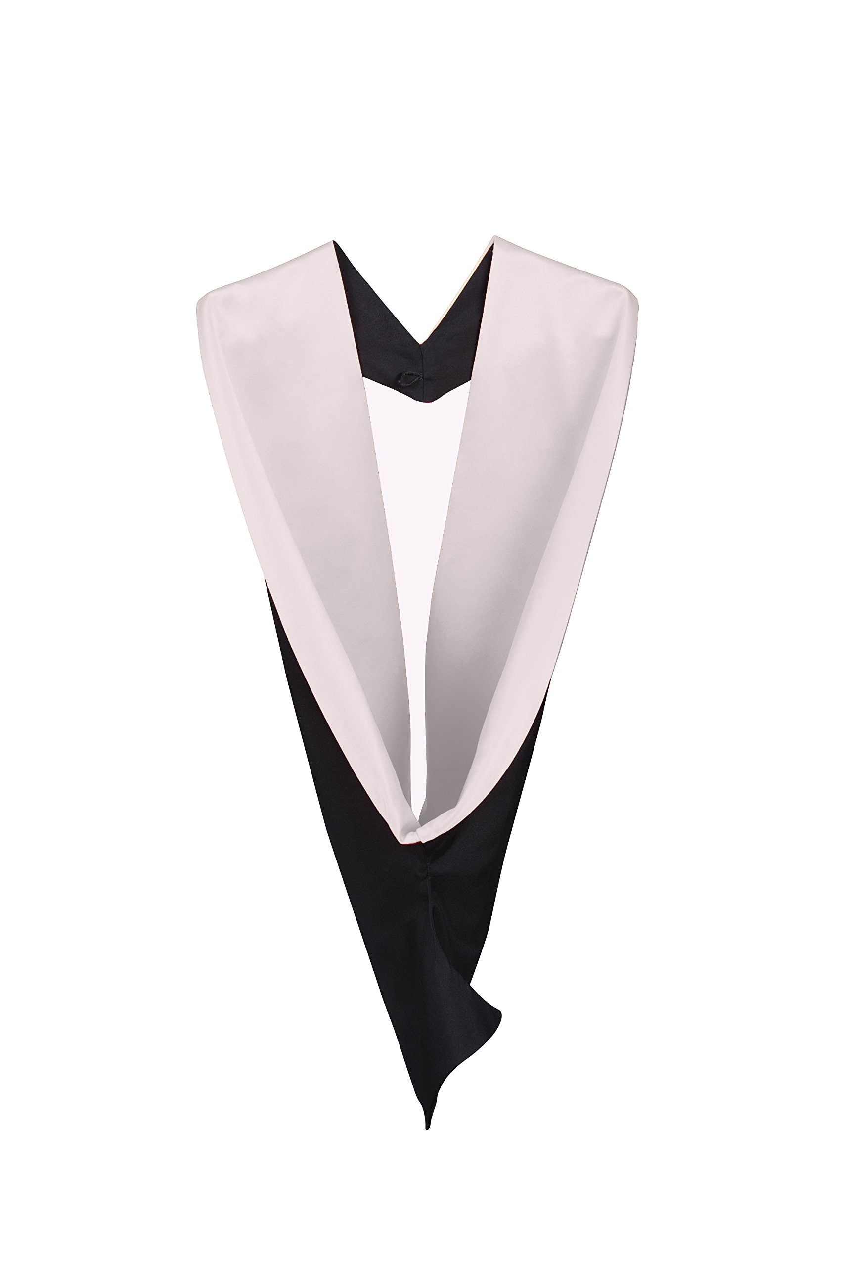 Evs Evess Unisex White University Academic Graduation Hood (Bachelor) - Hood Only (White)