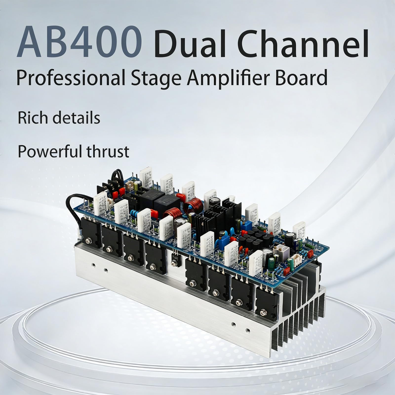 Scheda amplificatore digitale TTA1943 / TTC5200 a doppio canale, 400 W + 400 W, modulo di potenza per home theatre, modulo audio digitale a doppio canale, per home theatre