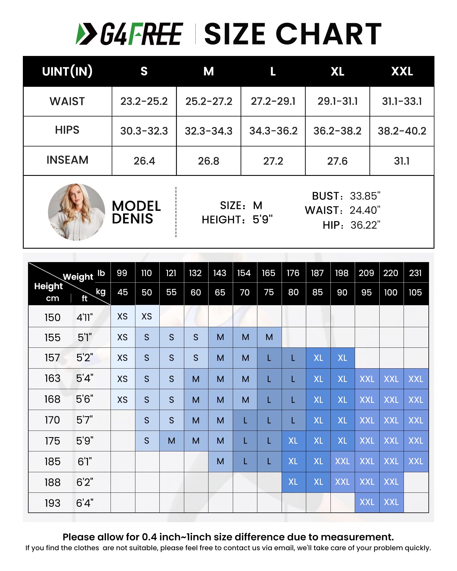 G4Free Yoga Pants for Women with Pockets High Waisted Leggings Jean Jeggings Butt Lifting Tummy Control Running Legging for Workout Business Casual Work