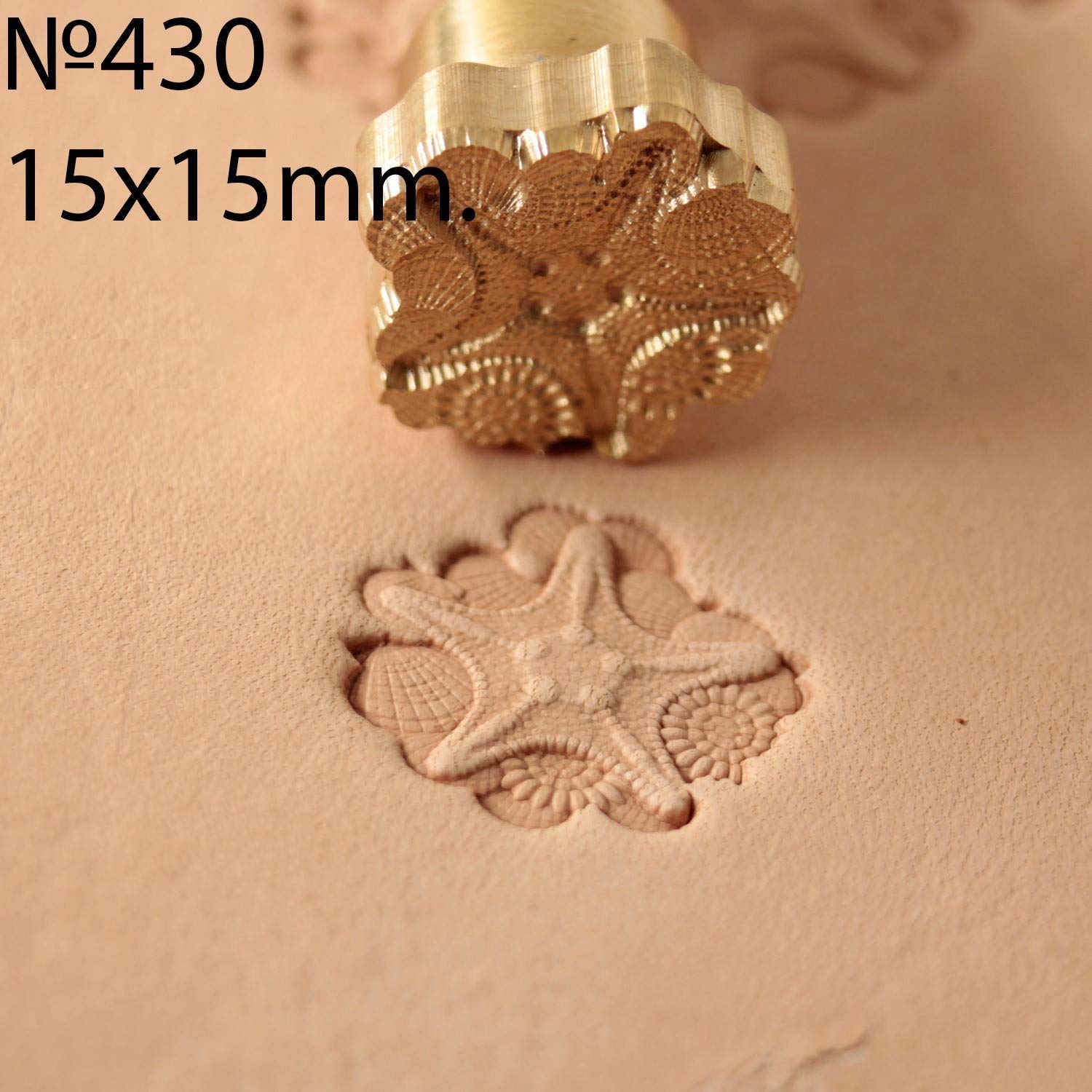 DandS ltd Seashell Leather Stamp Tool Stamps Stamping Carving Punches Tools Craft