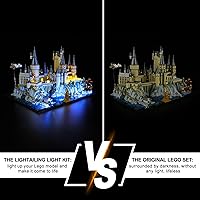 Vista 7 de LIGHTAILING Light for Lego- 76419 Castle and Grounds - Led Lighting Kit Compatible with Lego Building Blocks Model - NOT Included The Model Set