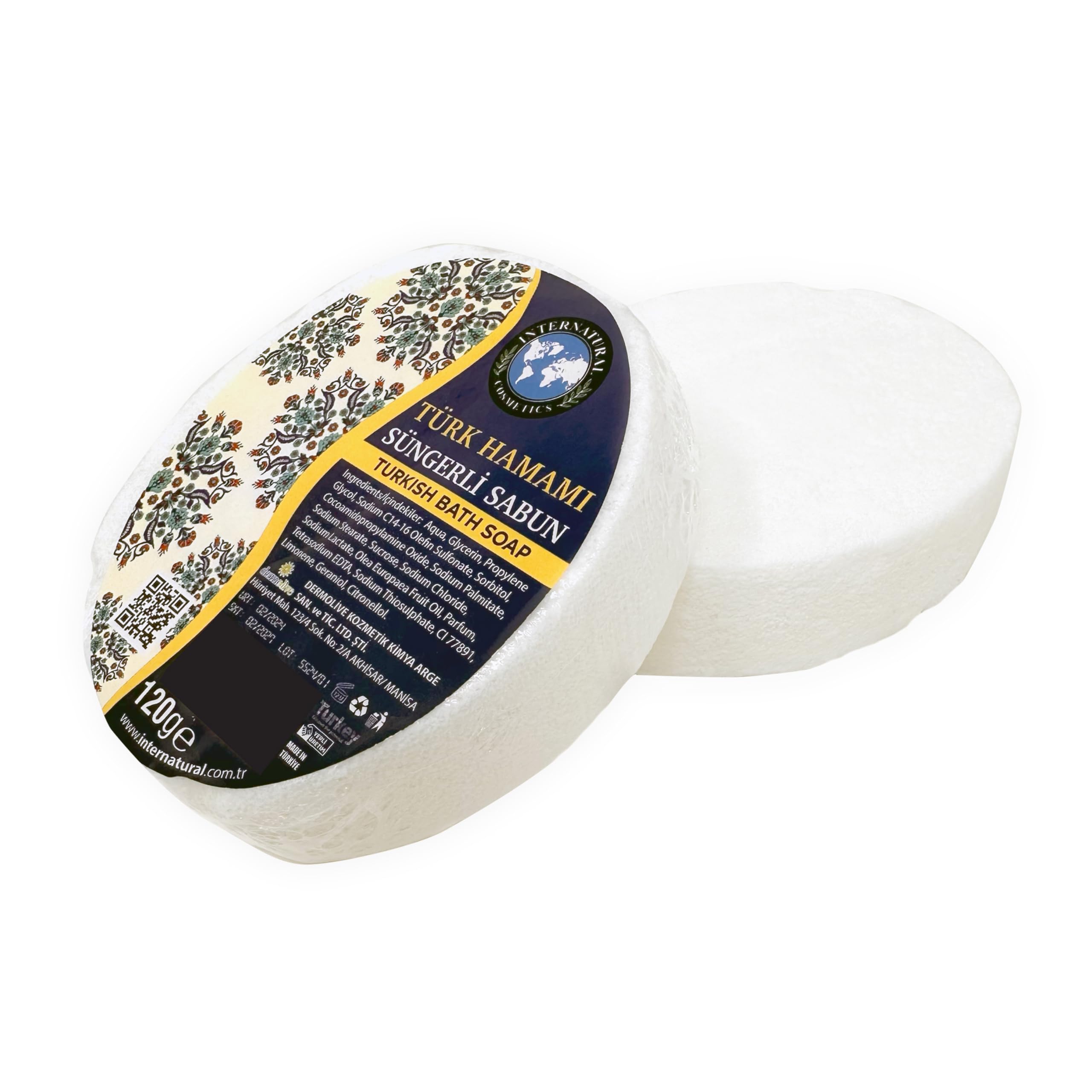 Rigasz Handmade Exfoliating Soap Sponges Natural and Renewing Cleaning Experience - 2 x Turkish Bath Hammam - Image 2