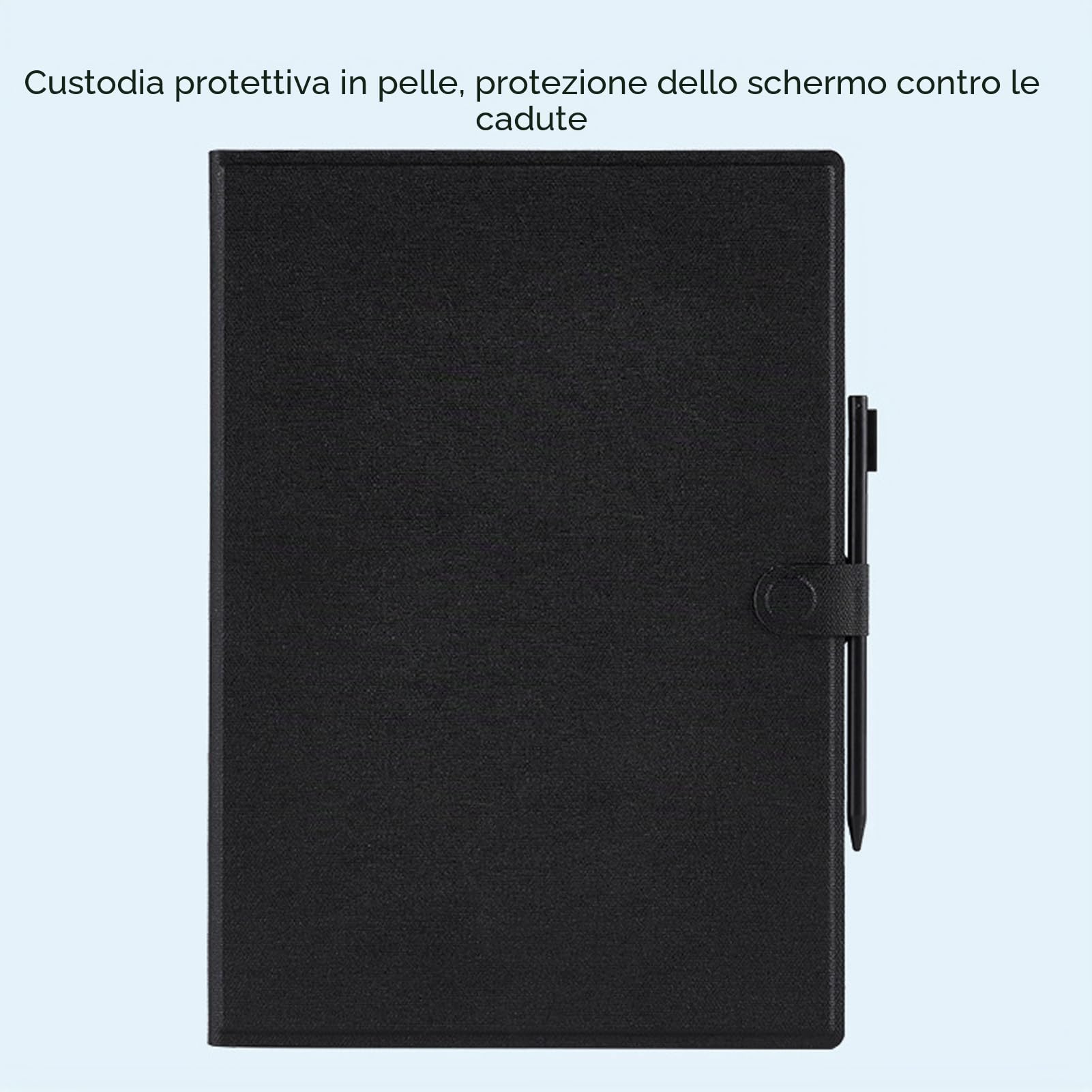 Tavoletta da Scrittura Riutilizzabile, Schermo LCD 11,5 Pollici, Cancellazione Istantanea con 1 Key, Penna e Custodia Protettiva, Tavoletta Grafica Digitale per Scuola L'ufficio