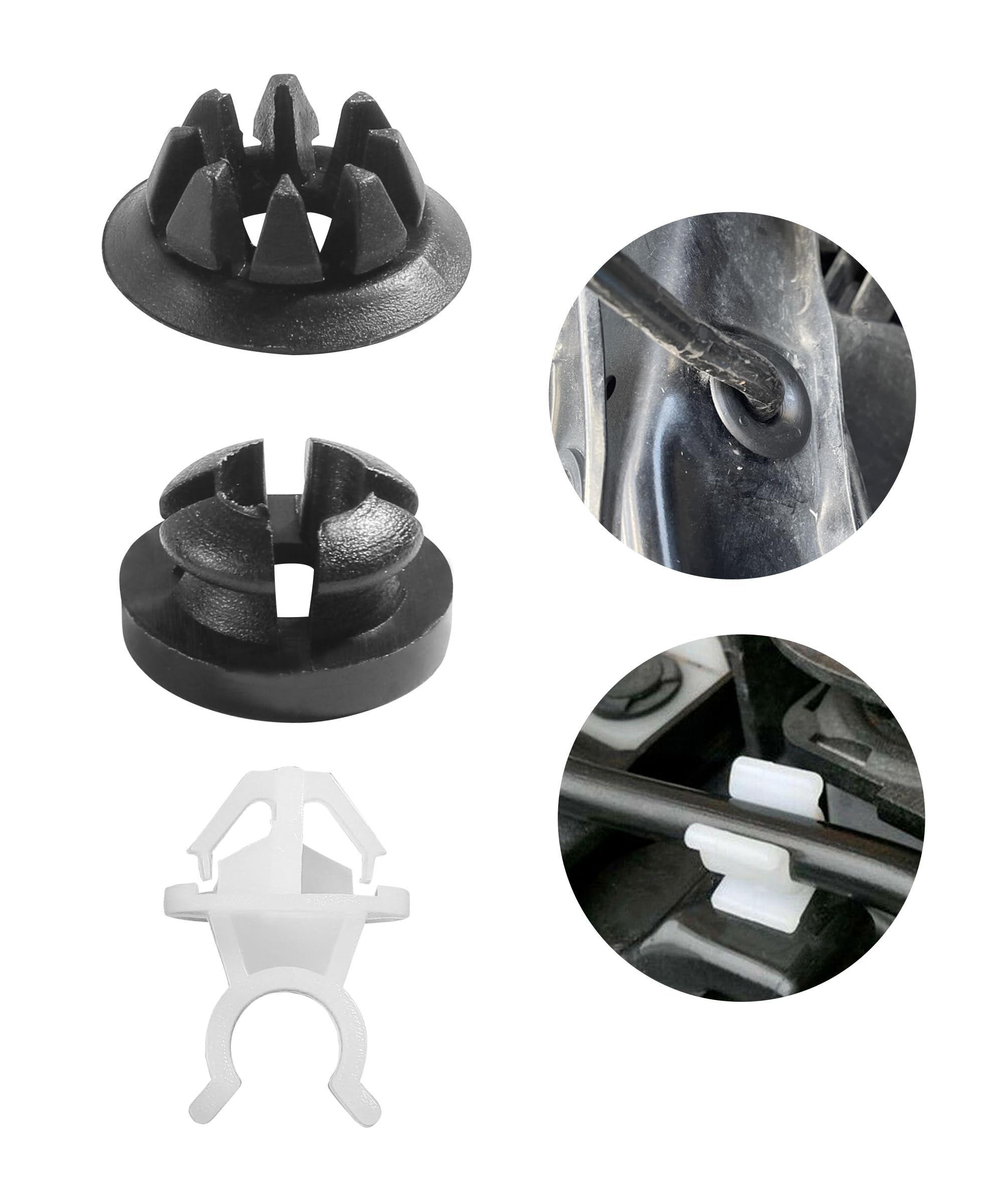 3PCS Car Hood Prop Rod Clips Automotive Parts Replacement Car Accessories Engine Hood Support Prop Rod Holder Clip