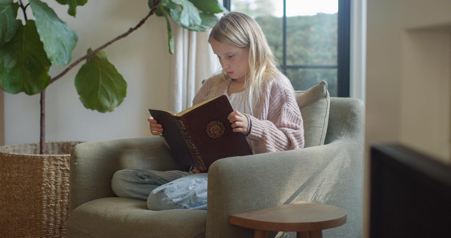 ESV The Biggest Story Holy Bible for Kids (TruTone, Brown, Living Hope Design, Thumb Indexed): Children's Bible for Ages 6–12