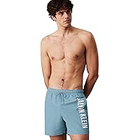 Calvin Klein Uomo Pantaloncino da Bagno Medium Drawstring con Coulisse