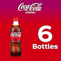Vista 6 de Coca-Cola Refresco de cereza de Coca-Cola, 16.9 onzas líquidas, paquete de 6