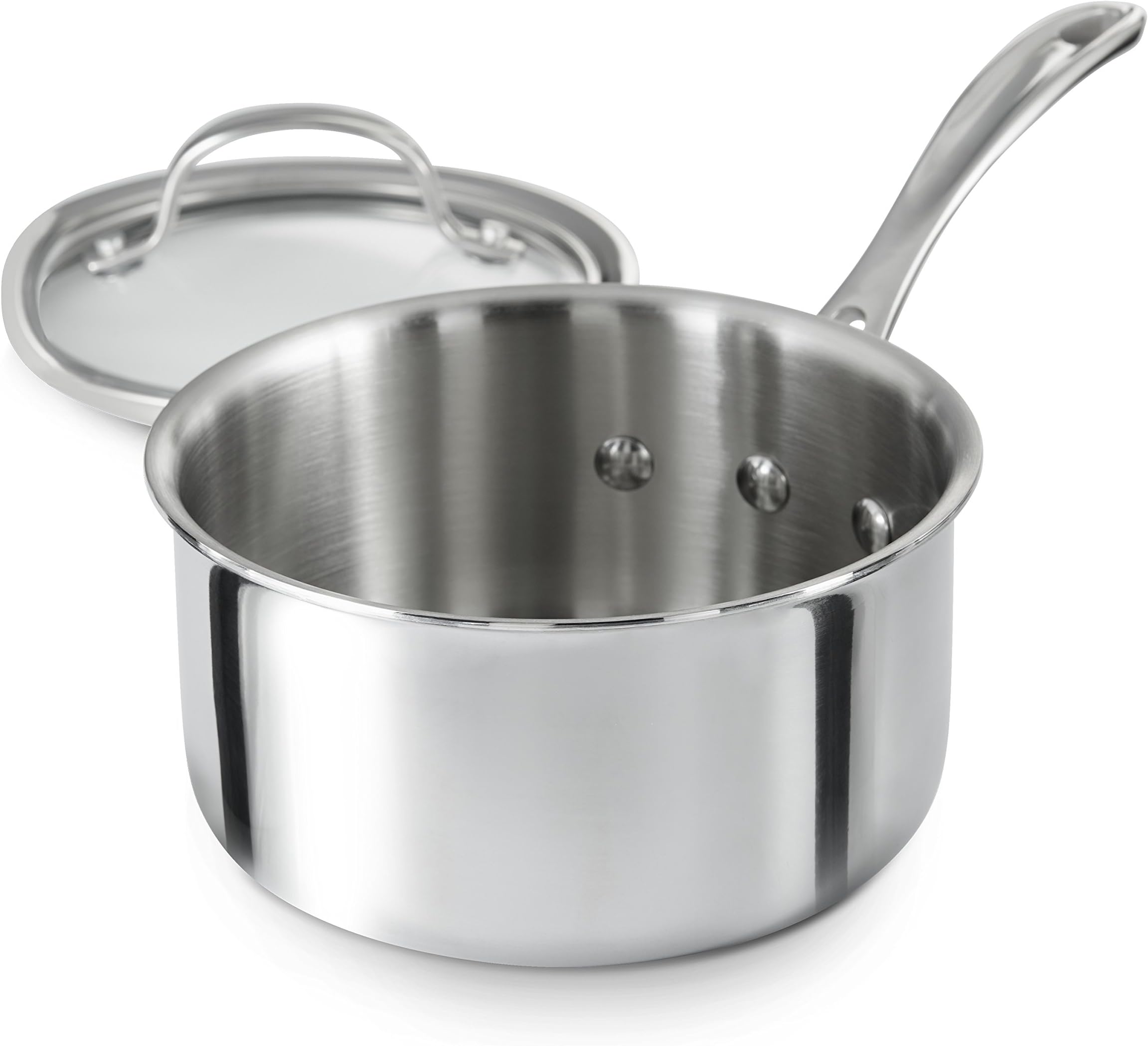 Calphalon Tri-Ply Stainless Steel Cookware, Chef's Pan, 3-quart 1.5 QT 1767981