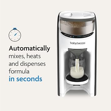 Baby Brezza Formula Pro Advanced Formula Dispenser Machine - Automatically Mix a Warm Formula Bottle Instantly - Easily Make Bottle with Automatic Powder Blending, White