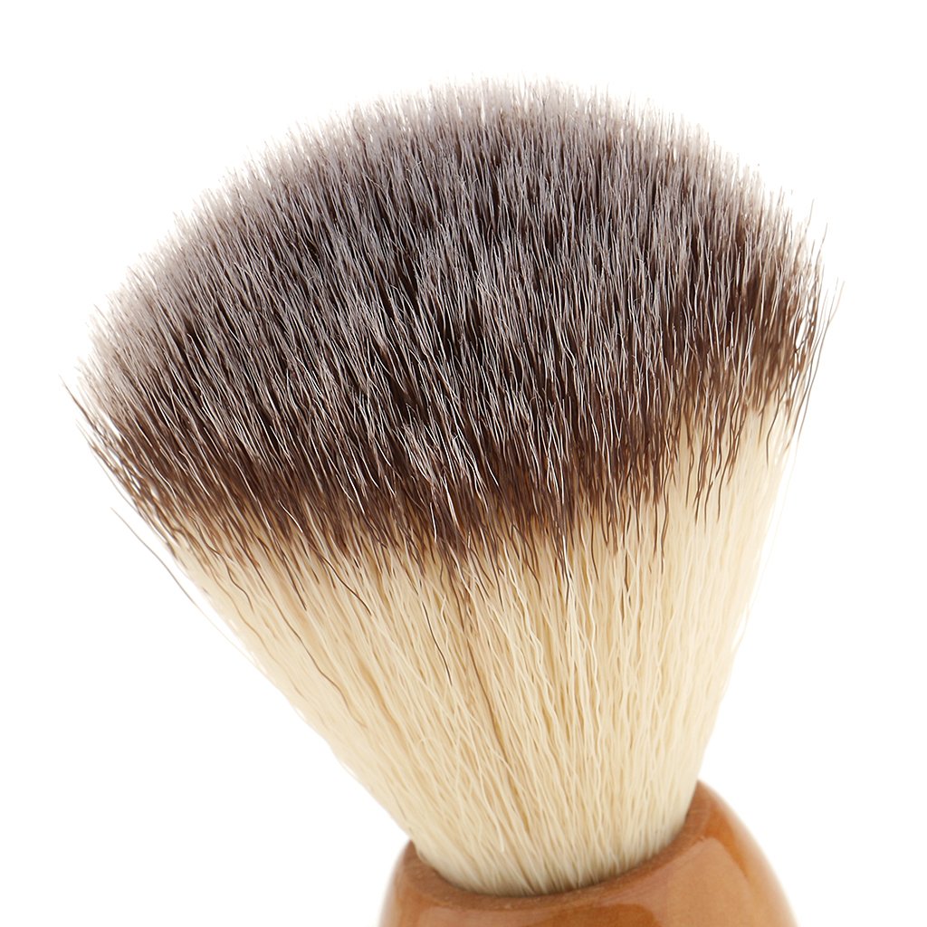 Porta rasoio Pratici supporti for pennelli for rasoio da uomo, set porta pennelli da barba in legno da barbiere alla moda, kit supporto for rasoio for ciotola in acrilico maschile in acciaio i