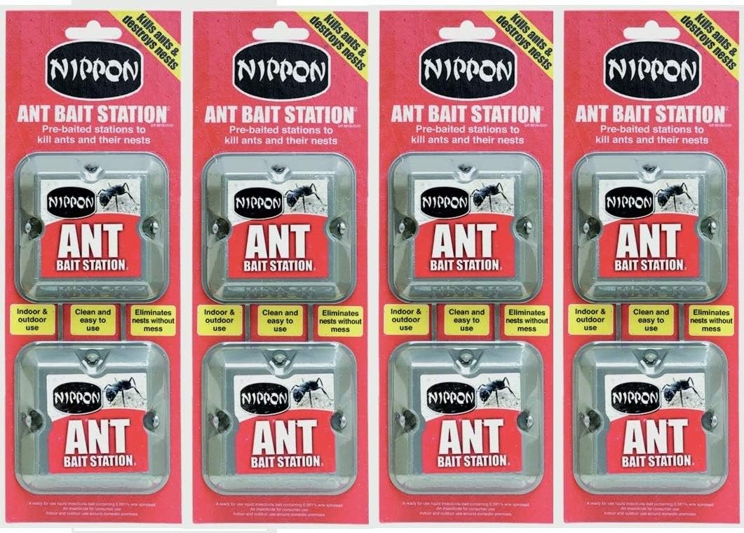 4 X Nippon Nippon Ant Bait Station Twin Pack